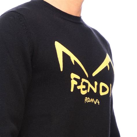 maglietta fendi uomk occhi|Maglione .